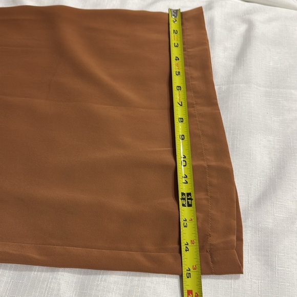 (N3)Tronjori Camel High-Waisted Wide-Leg Culotte Pants
Long Palazzo Pants,Size S - Picture 12 of 16